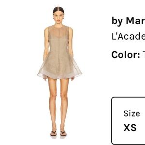By Marianna Blaire mini dress taupe